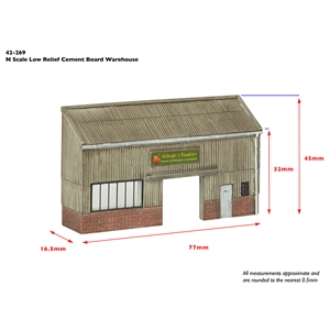 (image for) 42-269 Low Relief Cement Board Warehouse